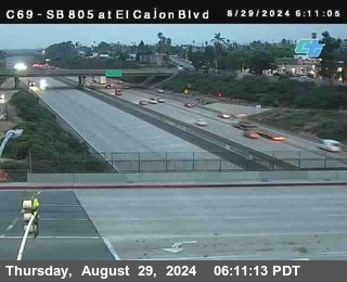 SB 805 at El Cajon Blvd (On Ramp)