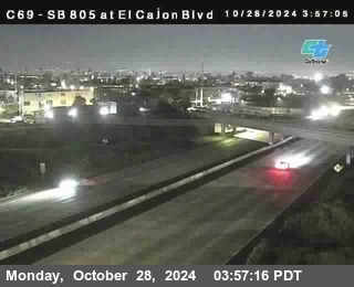 SB 805 at El Cajon Blvd (On Ramp)