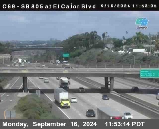 SB 805 at El Cajon Blvd (On Ramp)