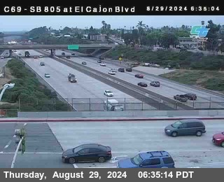 SB 805 at El Cajon Blvd (On Ramp)