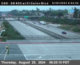 SB 805 at El Cajon Blvd (On Ramp)