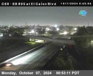 SB 805 at El Cajon Blvd (On Ramp)