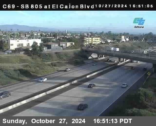 SB 805 at El Cajon Blvd (On Ramp)