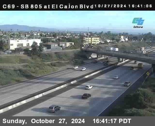 SB 805 at El Cajon Blvd (On Ramp)