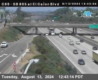 SB 805 at El Cajon Blvd (On Ramp)