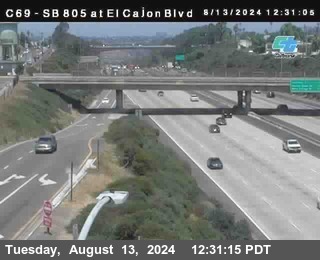 SB 805 at El Cajon Blvd (On Ramp)