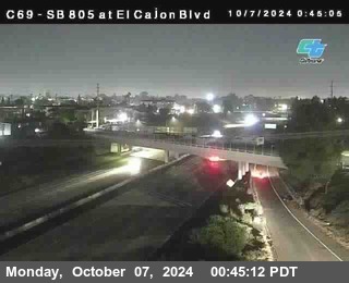 SB 805 at El Cajon Blvd (On Ramp)