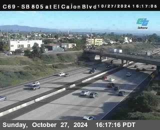 SB 805 at El Cajon Blvd (On Ramp)