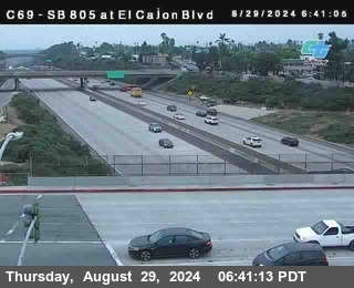 SB 805 at El Cajon Blvd (On Ramp)