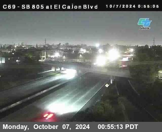 SB 805 at El Cajon Blvd (On Ramp)