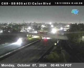 SB 805 at El Cajon Blvd (On Ramp)