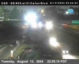 SB 805 at El Cajon Blvd (On Ramp)