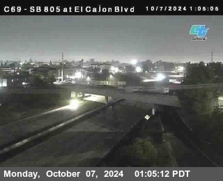 SB 805 at El Cajon Blvd (On Ramp)