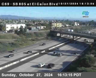 SB 805 at El Cajon Blvd (On Ramp)