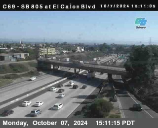 SB 805 at El Cajon Blvd (On Ramp)