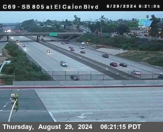 SB 805 at El Cajon Blvd (On Ramp)