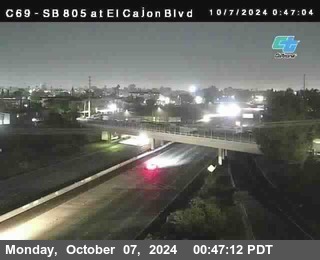 SB 805 at El Cajon Blvd (On Ramp)