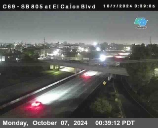 SB 805 at El Cajon Blvd (On Ramp)