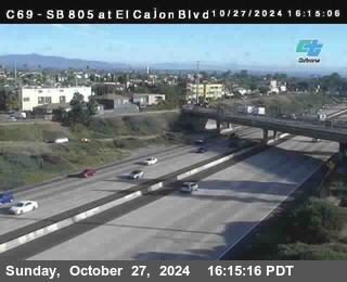 SB 805 at El Cajon Blvd (On Ramp)