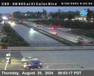 SB 805 at El Cajon Blvd (On Ramp)