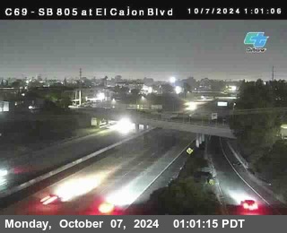 SB 805 at El Cajon Blvd (On Ramp)