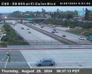 SB 805 at El Cajon Blvd (On Ramp)