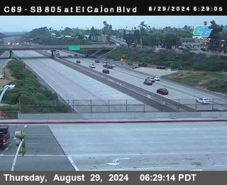 SB 805 at El Cajon Blvd (On Ramp)