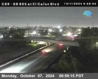 SB 805 at El Cajon Blvd (On Ramp)