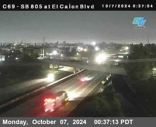 SB 805 at El Cajon Blvd (On Ramp)