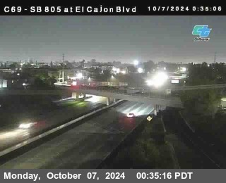 SB 805 at El Cajon Blvd (On Ramp)