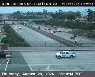 SB 805 at El Cajon Blvd (On Ramp)