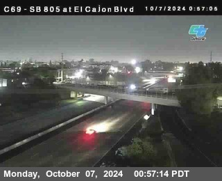 SB 805 at El Cajon Blvd (On Ramp)