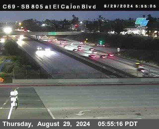 SB 805 at El Cajon Blvd (On Ramp)