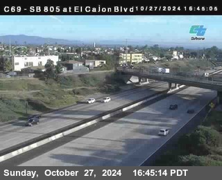 SB 805 at El Cajon Blvd (On Ramp)