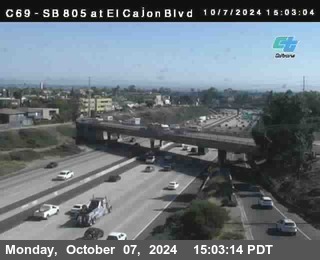 SB 805 at El Cajon Blvd (On Ramp)