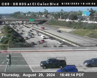 SB 805 at El Cajon Blvd (On Ramp)