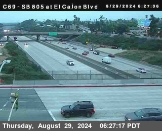 SB 805 at El Cajon Blvd (On Ramp)