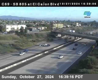 SB 805 at El Cajon Blvd (On Ramp)