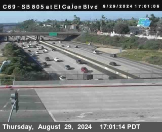 SB 805 at El Cajon Blvd (On Ramp)