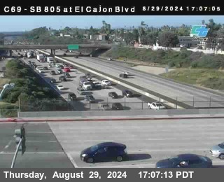 SB 805 at El Cajon Blvd (On Ramp)