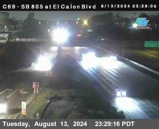 SB 805 at El Cajon Blvd (On Ramp)