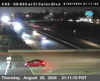 SB 805 at El Cajon Blvd (On Ramp)