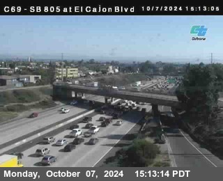 SB 805 at El Cajon Blvd (On Ramp)