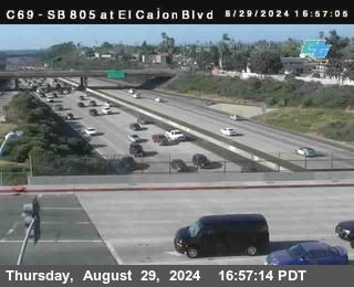 SB 805 at El Cajon Blvd (On Ramp)