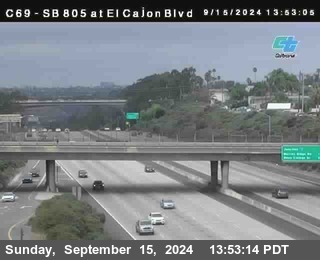 SB 805 at El Cajon Blvd (On Ramp)