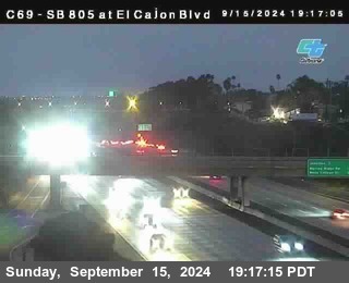 SB 805 at El Cajon Blvd (On Ramp)