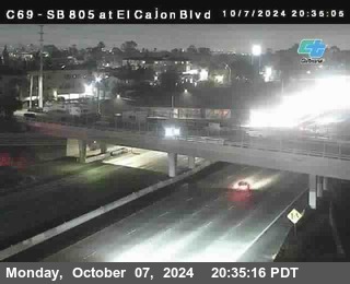 SB 805 at El Cajon Blvd (On Ramp)