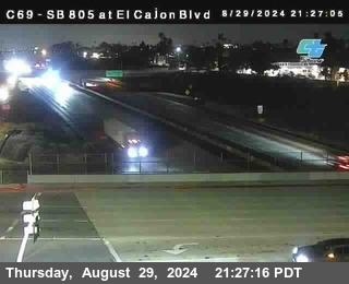 SB 805 at El Cajon Blvd (On Ramp)