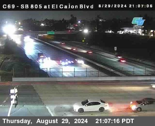 SB 805 at El Cajon Blvd (On Ramp)