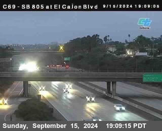 SB 805 at El Cajon Blvd (On Ramp)